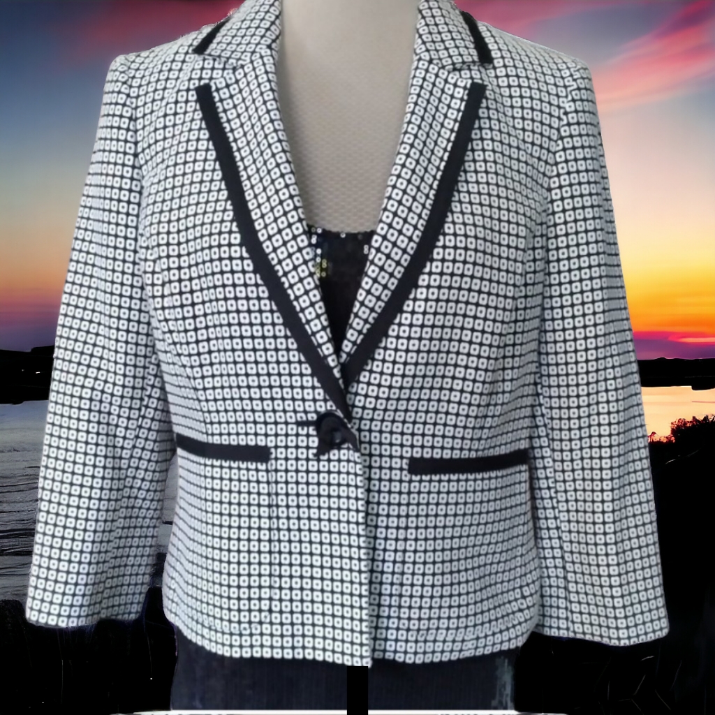 Nwt Kasper Suit Coat "Palm Desert" Size 8 Petite